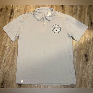NWT Adidas Texas A&M University Texas Aggies Polo Grey Size Medium